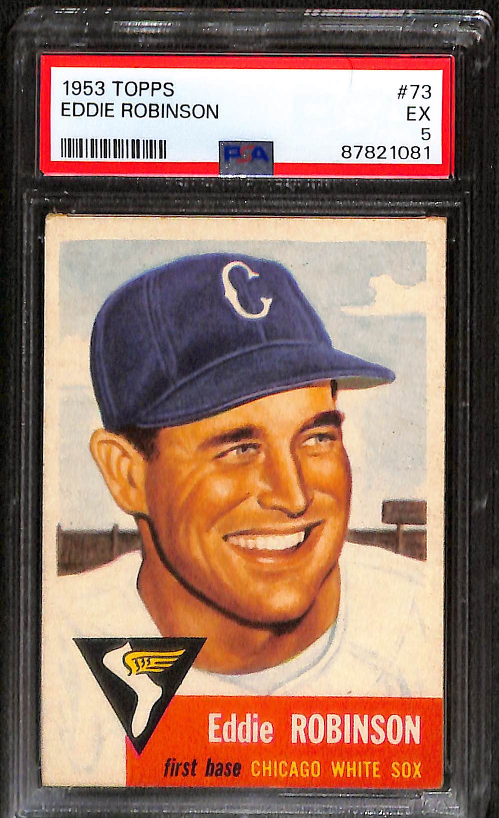 Eddie Robinson 1953 Topps #73 PSA 5