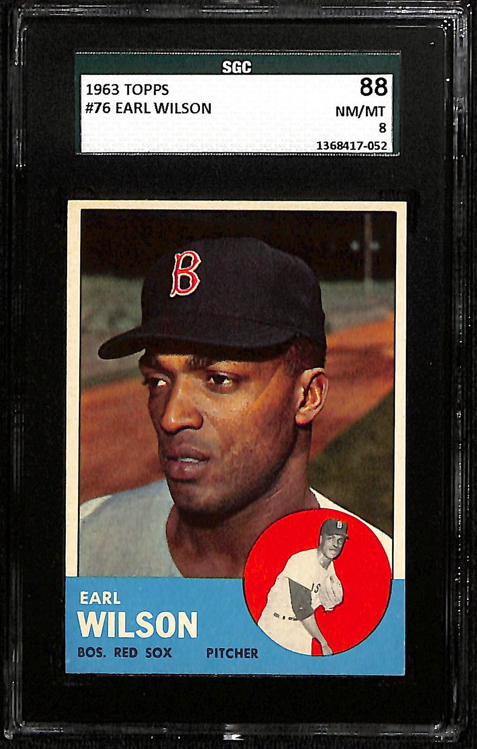 Earl Wilson 1963 Topps #76 SGC 8