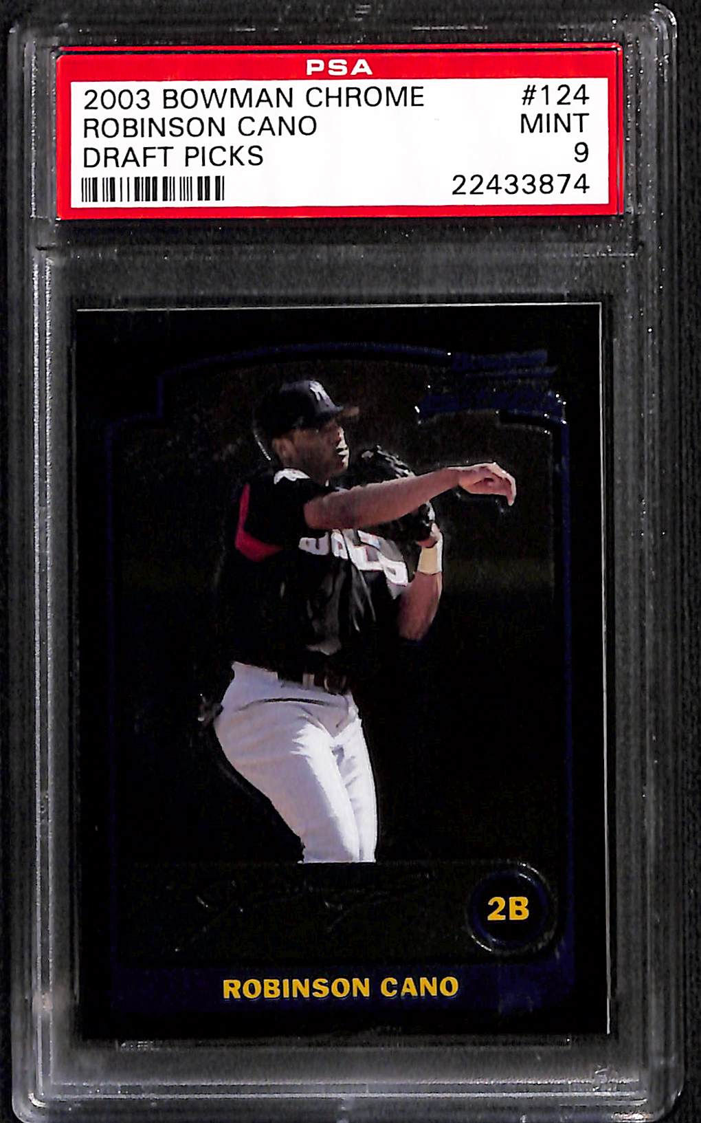Robinson Cano 2003 Bowman Chrome #124 PSA 9