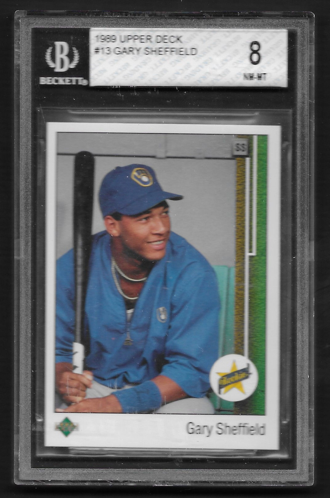 Gary Sheffield 1989 Upper Deck #13 BVG 8