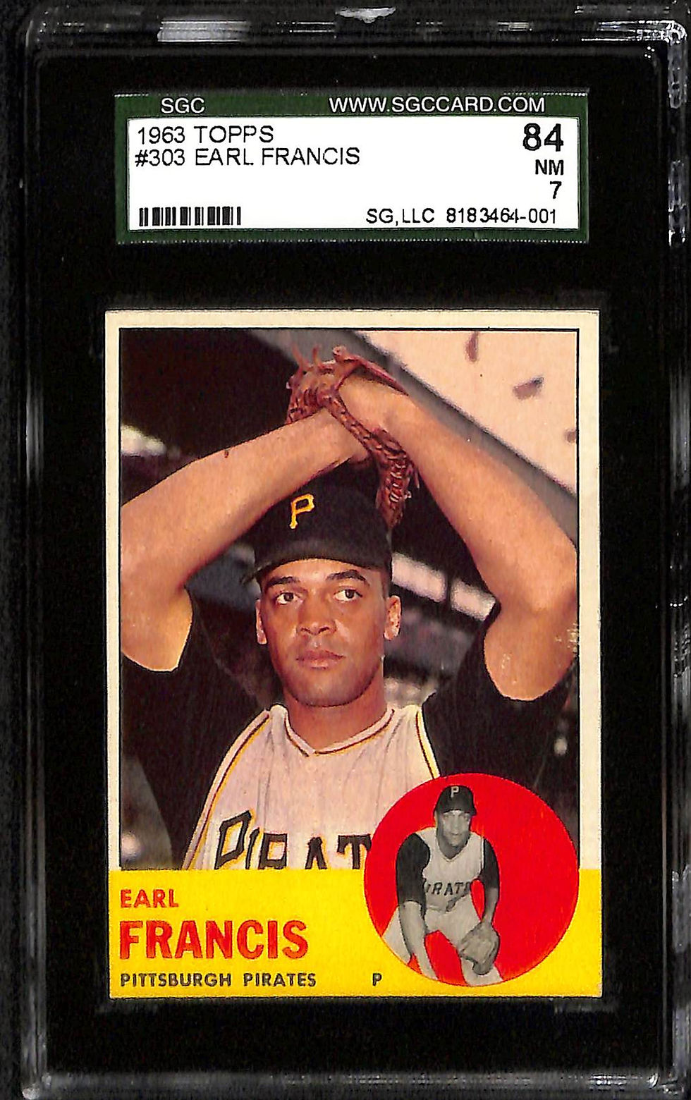Earl Francis 1963 Topps #303 SGC 7