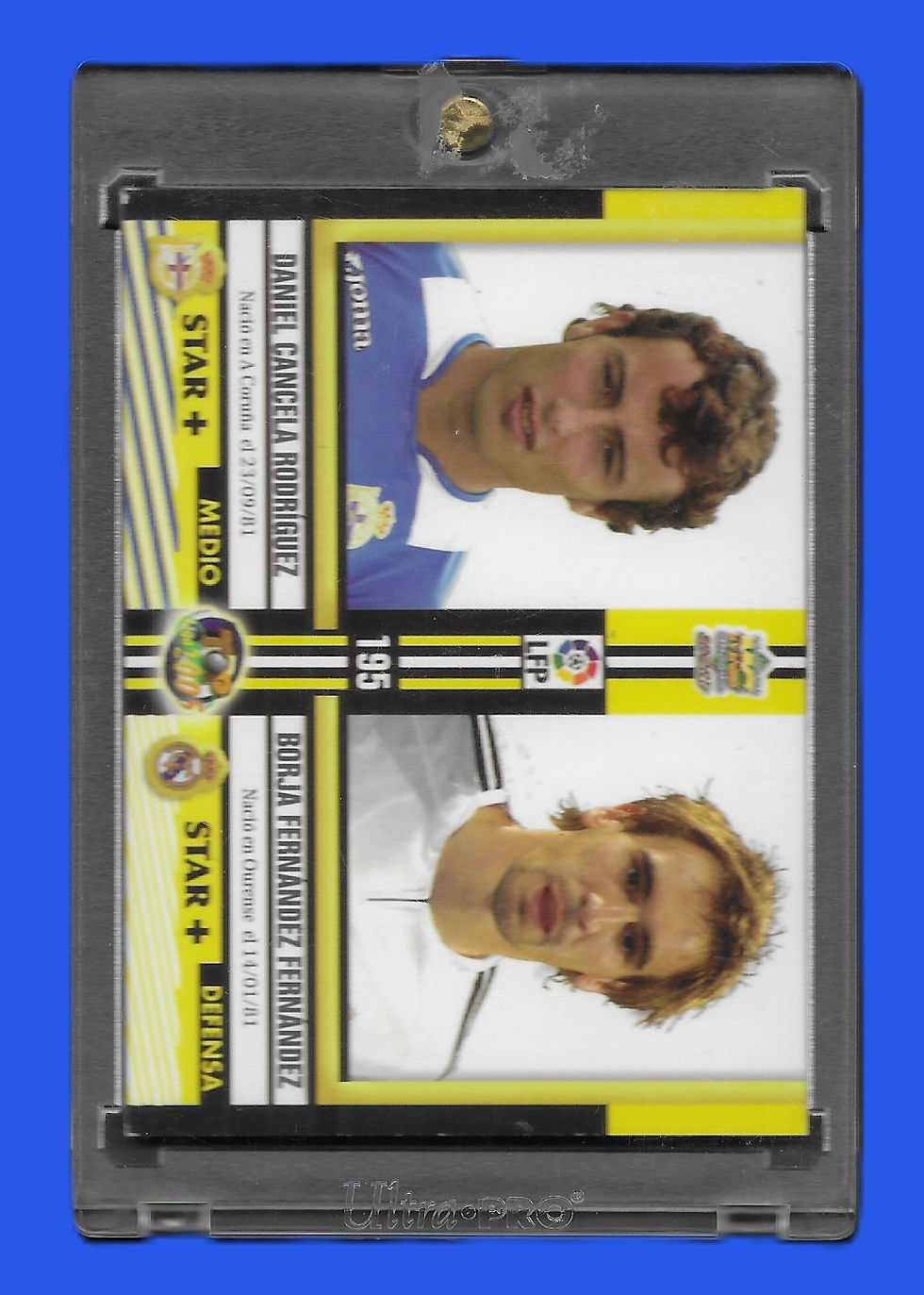 Miniatura: Lionel Messi 2004 Mundi Cromo Top Liga Foil Rookie #195 Back