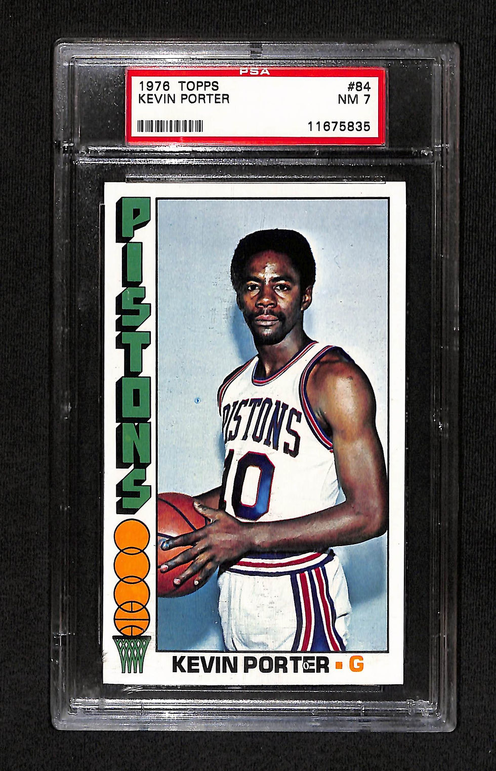 Kevin Porter 1976 Topps #84 PSA 7