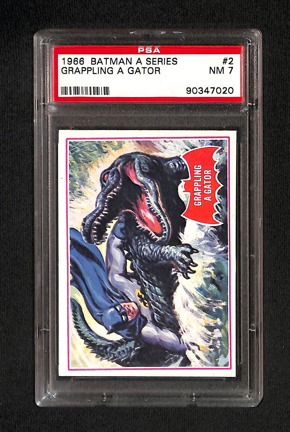 1966 Batman A Series Grappling A Gator #2 PSA 7