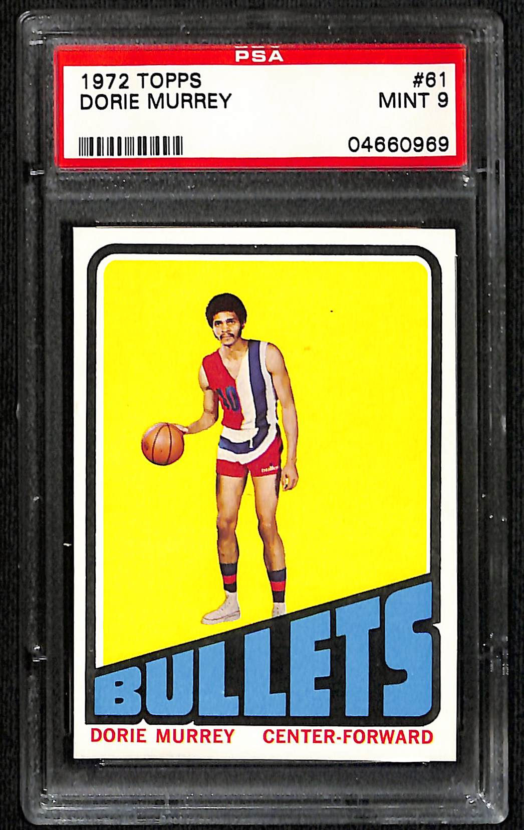 Dorie Murrey 1972 Topps #61 PSA 9