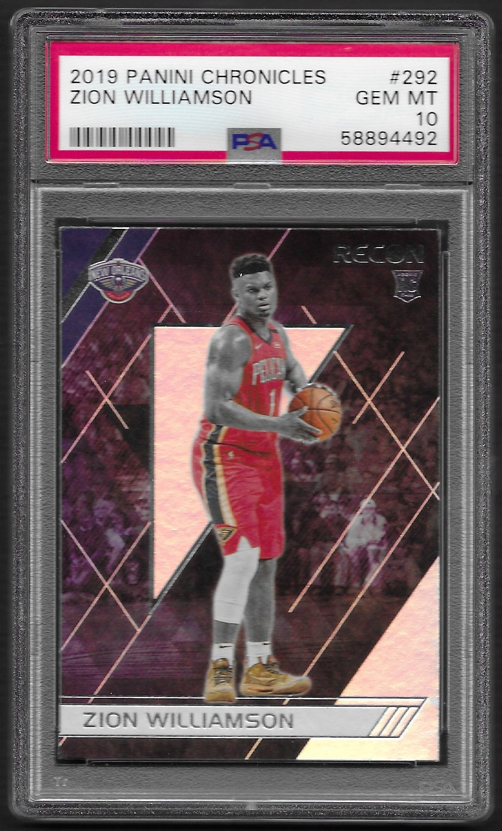 Zion Williamson 2019 Panini Chronicles #292 PSA 10