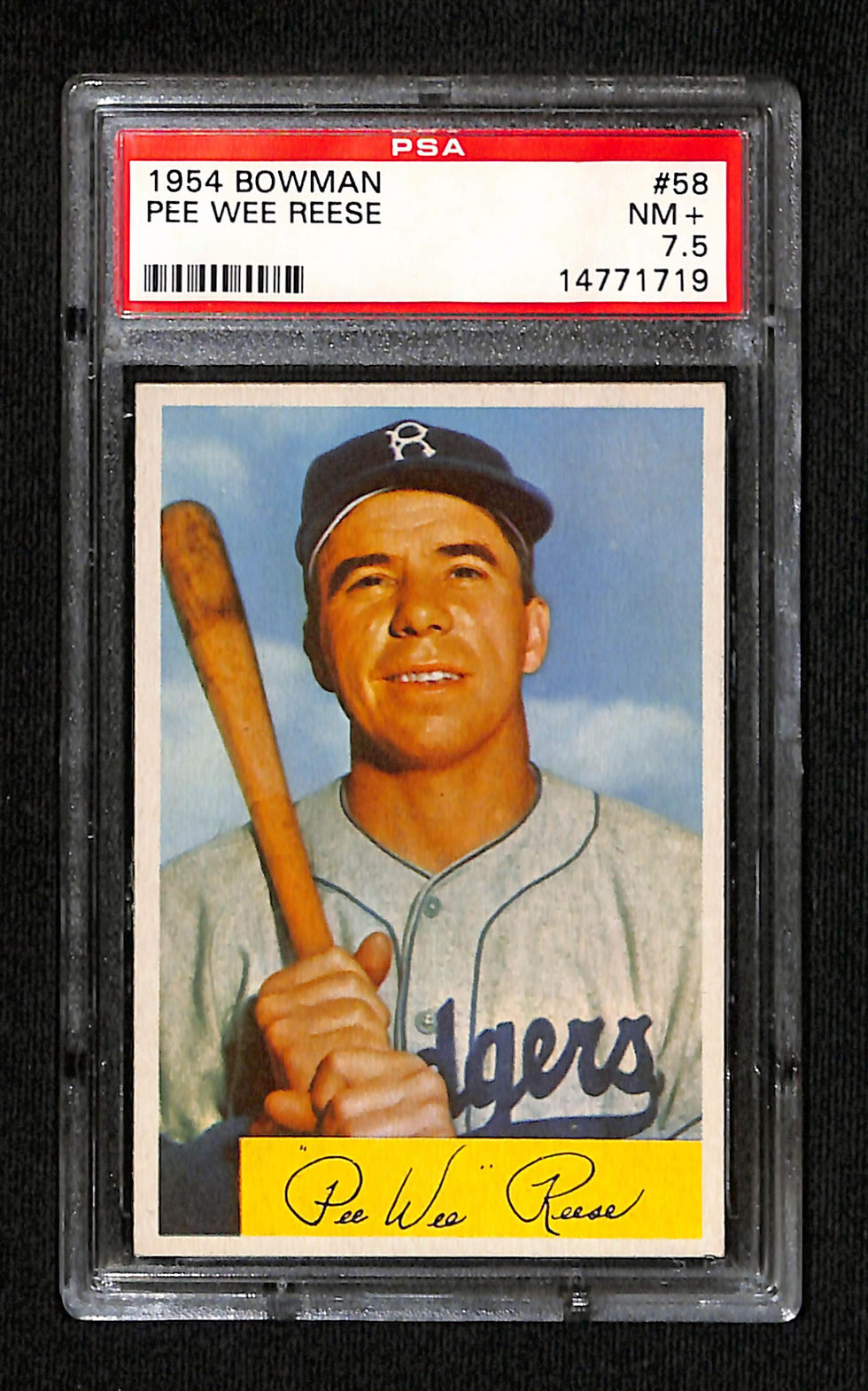 Pee Wee Reese 1954 Bowman #58 PSA 7.5