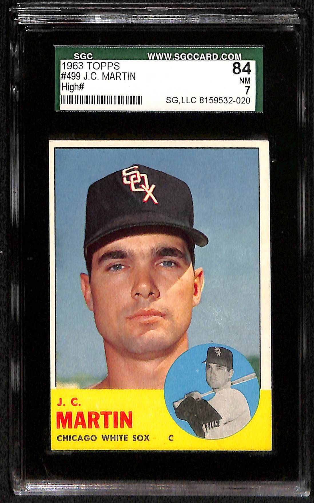 JC Martin 1963 Topps #499 SGC 7
