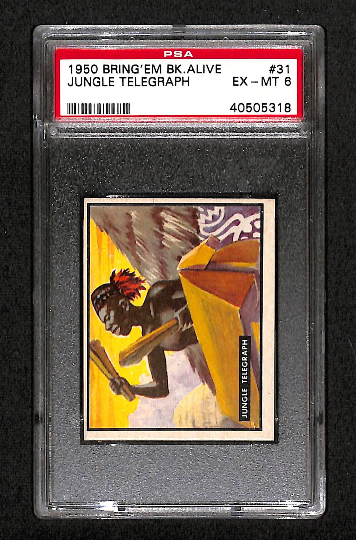 1950 Bring'em Back Alive Jungle Telegraph #31 PSA 6