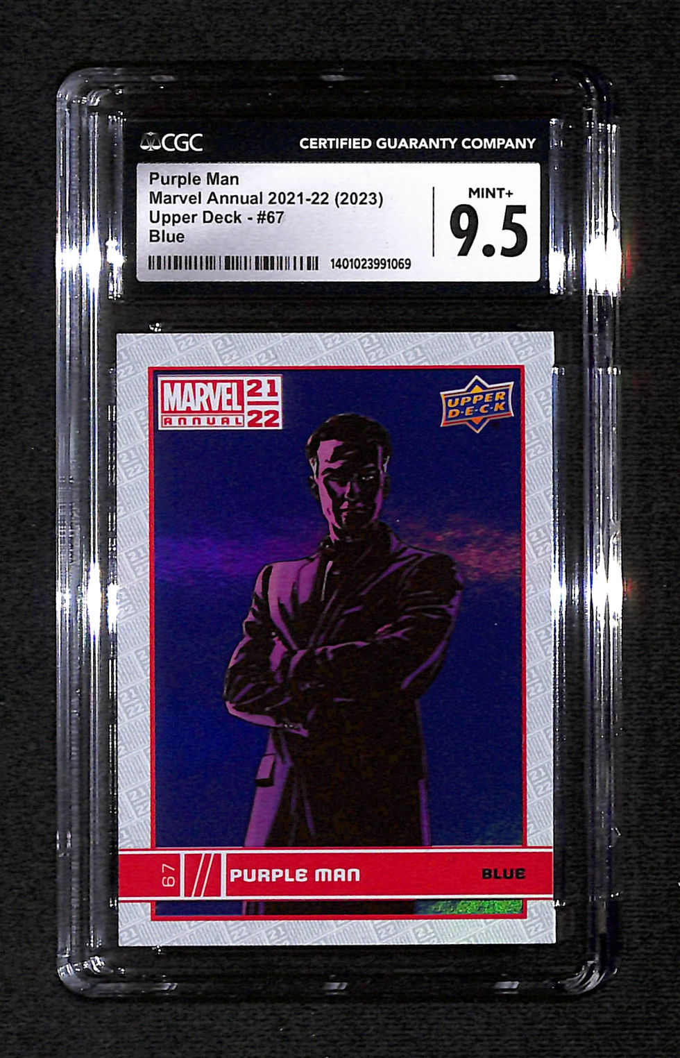 Purple Man 2021-22 Marvel Annual Upper Deck Blue #67 CGC 9.5