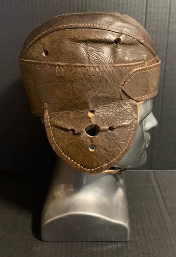 Thumbnail: 1920's Hutch Leather Football Helmet-Side