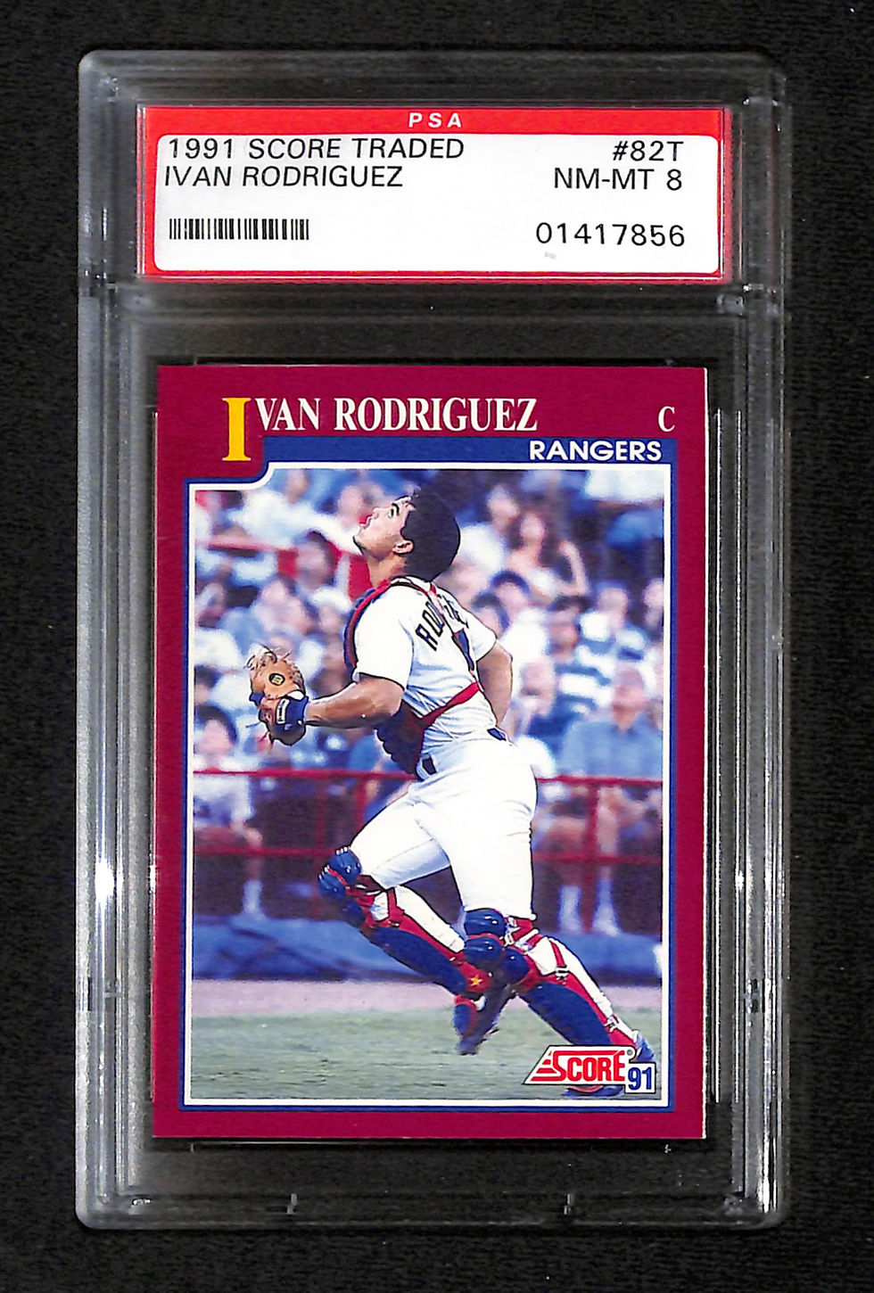 Ivan Rodriguez 1991 Score Traded #82T PSA 10