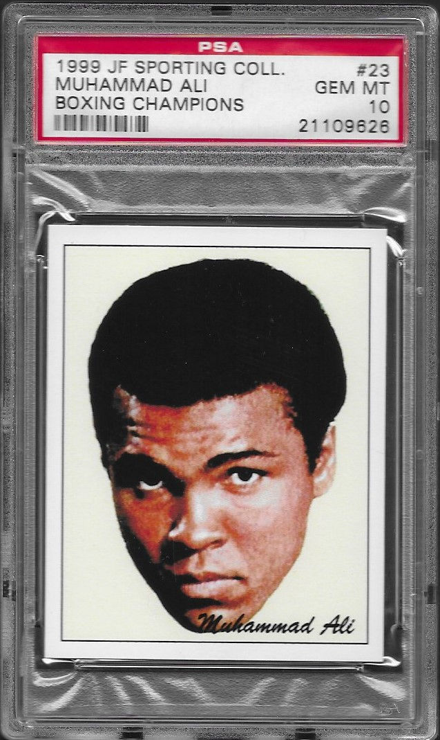 Muhammad Ali 1999 JF Sporting Collectables Boxing Champions #23 PSA 10