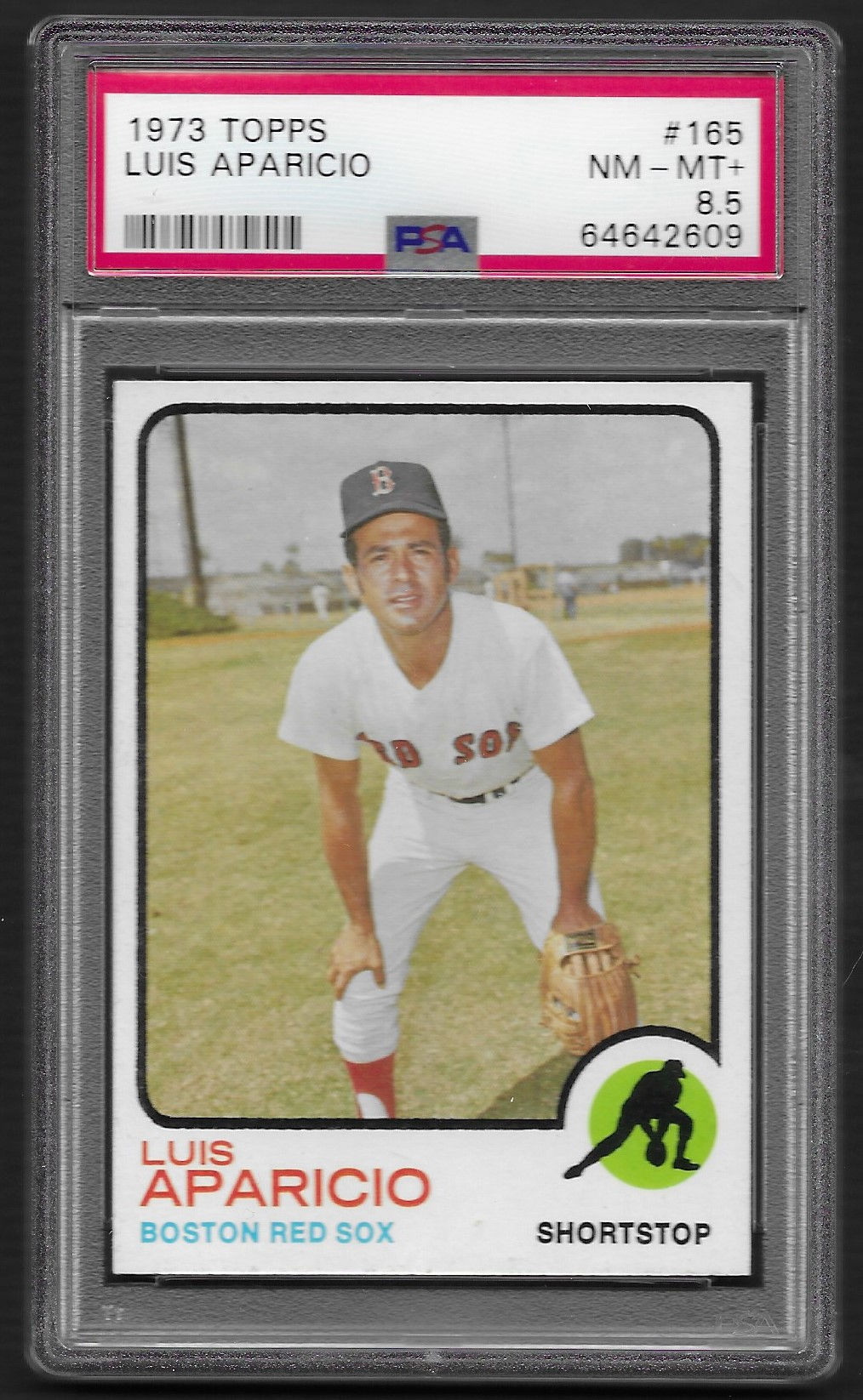 Luis Aparicio 1973 Topps #165 PSA 8.5