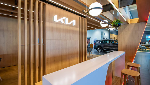 Sleek and spacious car dealership for an international customer