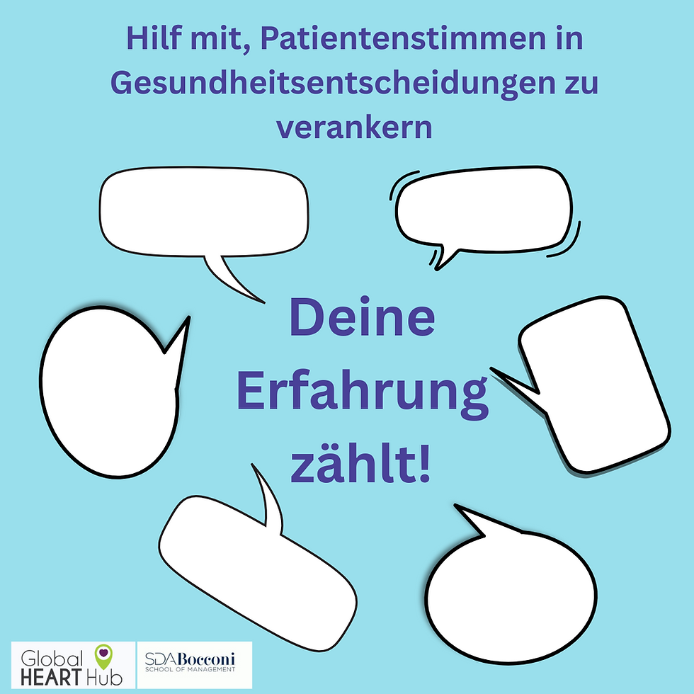 Patientenstimmen in Gesundheitsentscheidungen