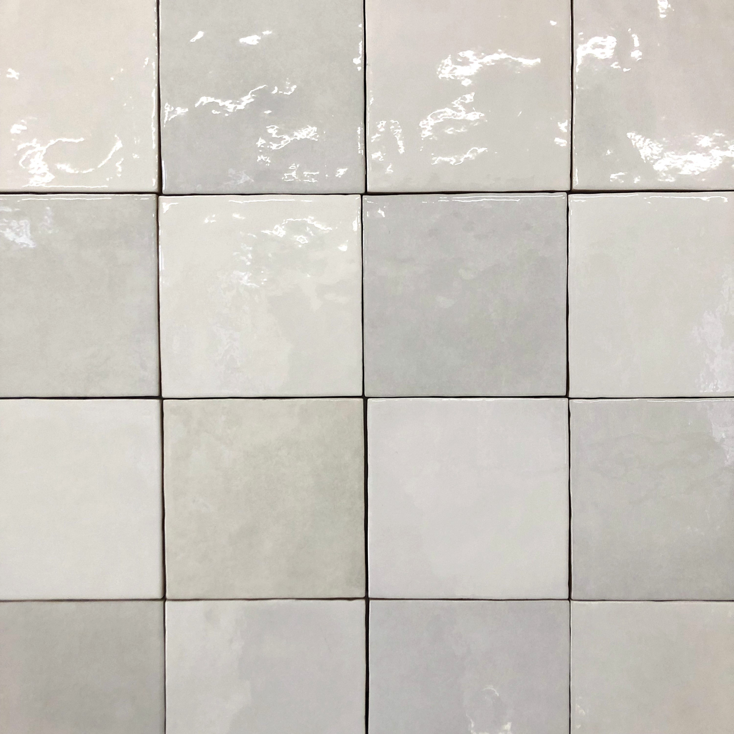 Stunning white 5x5 ceramic tiles