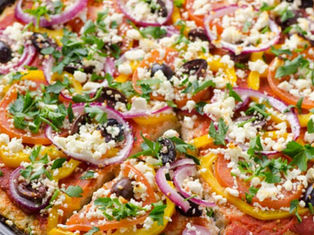 Keto Pizza Crust made from Cauliflower