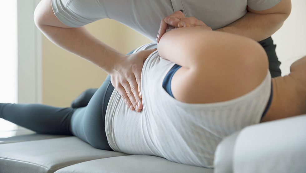 Chiropraktische Therapiesitzung