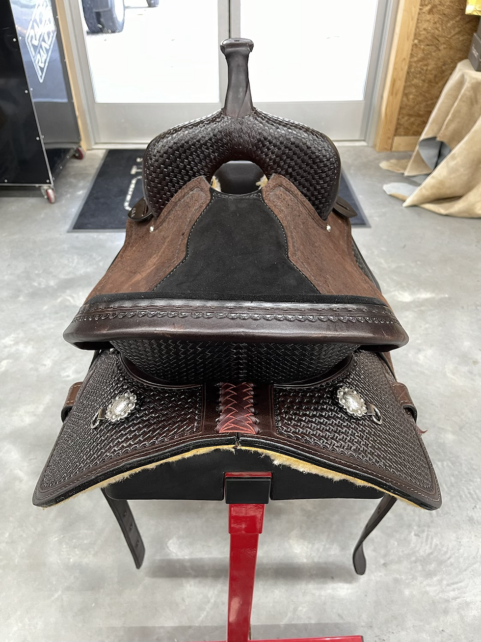 Thumbnail: JHA Saddle - 104 Padded Seat Round Skirt