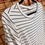 Thumbnail: White Stripe Tee Bodysuit