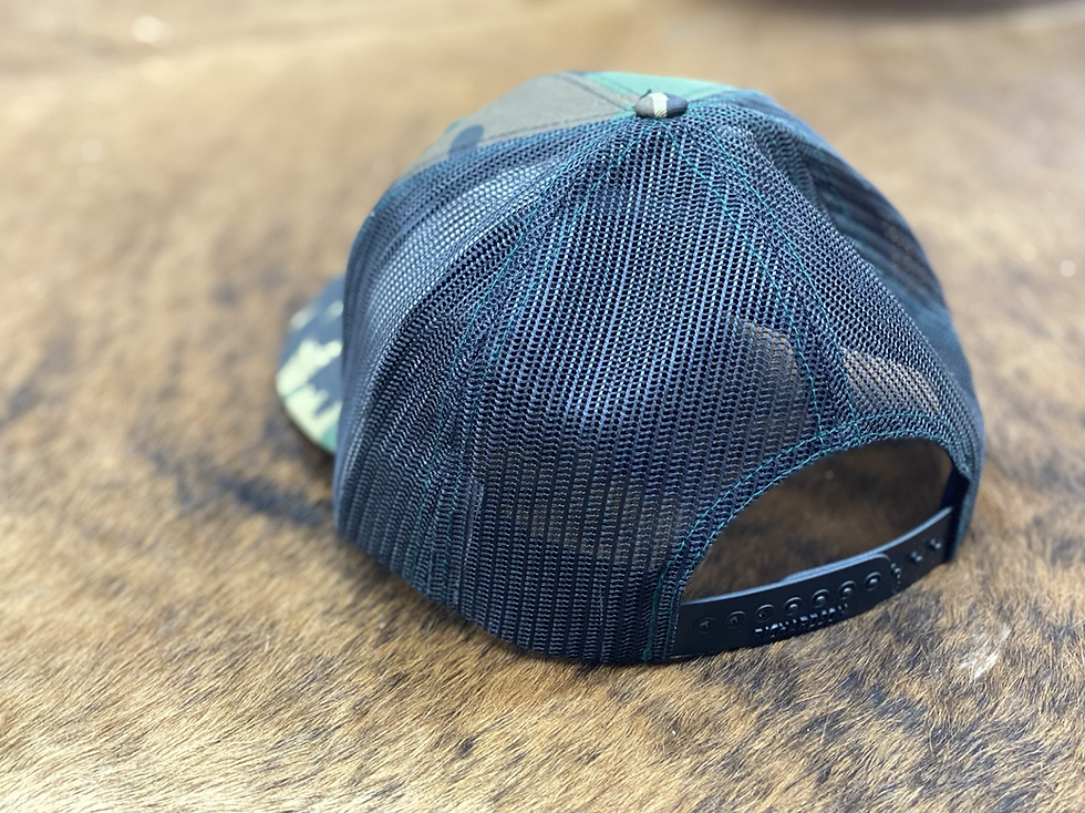 Thumbnail: Race Ranch Double R Camo / Black - Richardson 112 Patch hat