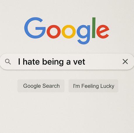 "I hate being a vet" - you need to read this
