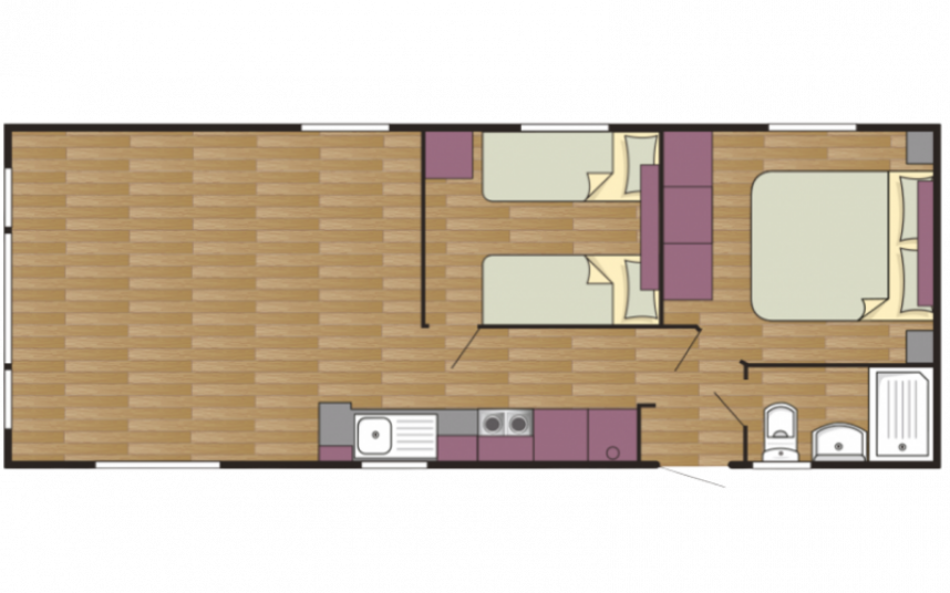 Miniaturbild: GV Bergline Lodge 2 Quartos (40,70 m²) NL24