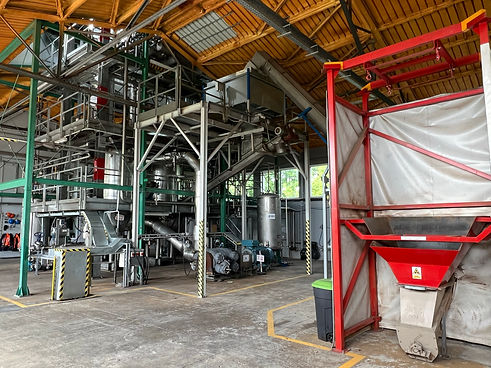 The feeding system of the Ekotrend biofuels plant in Lesmierz