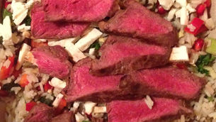 Steak/Chicken superfood salad