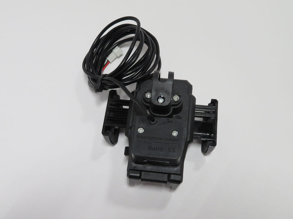 Thumbnail: SMARTPHONE HOLDER WITH USB PLUG CHARGER