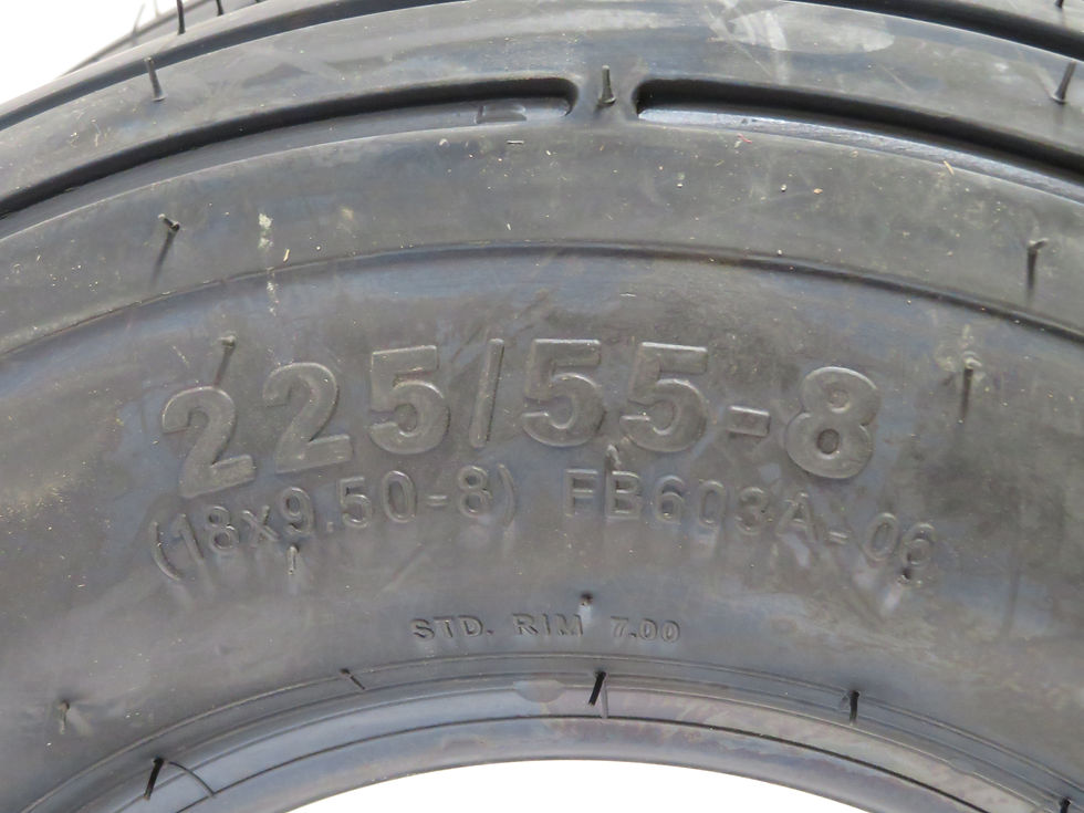 Thumbnail: JARWLEE SCOOTERS FAT TIRES 225/55-8