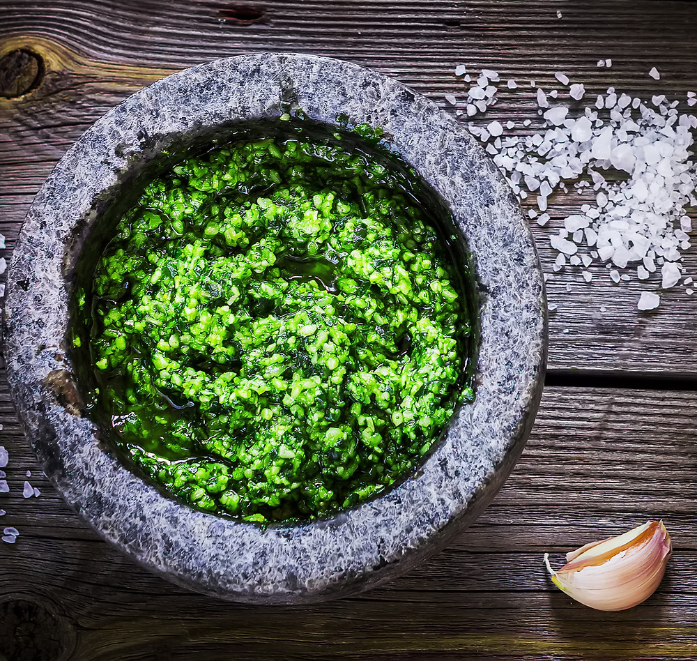 Pistachio Mint Pesto