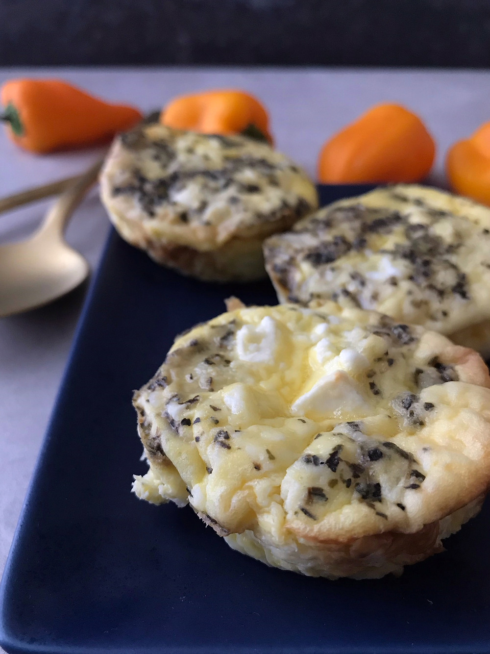 Cauliflower mini quiche provides many nutrients