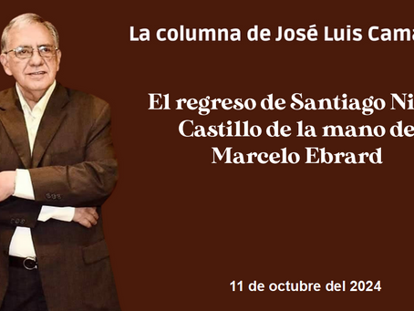 El regreso de Santiago Nieto Castillo de la mano de Marcelo Ebrard