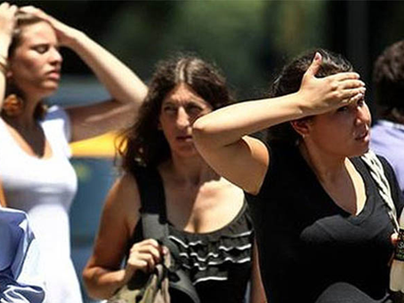 Onda de calor llevará al país a 45 grados mientras frente frío desata lluvias y torbellinos