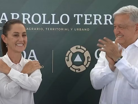 AMLO y Claudia Sheinbaum Inician Gira en Conjunto en Sabinas, Coahuila