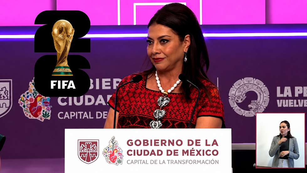 ¡CDMX se viste de gala! Clara Brugada da la bienvenida al mundo para el arranque del Mundial 2026