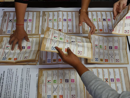 INE da a conocer primeros resultados oficiales