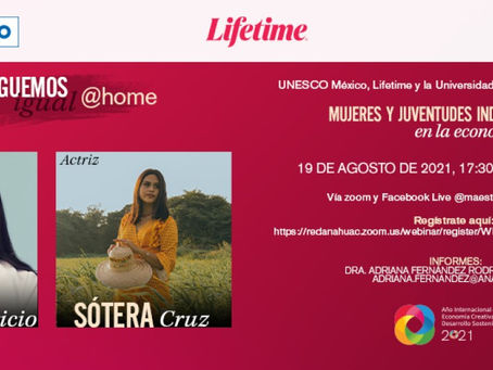 Yalitza Aparicio, la UNESCO y Lifetime promoverán la diversidad e igualdad