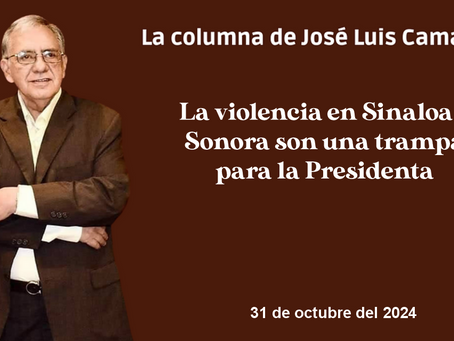 La violencia en Sinaloa y Sonora son una trampa para la Presidenta