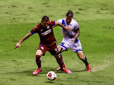Cruz Azul empata a Puebla sobre el final