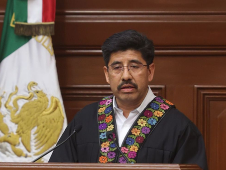 Hugo Aguilar hace historia en la Corte: primer ministro presidente indígena rinde informe con mensaje en mixteco y sin presencia de Sheinbaum