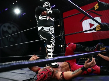 LA Park, Pentagón Jr., Psycho Clown y Chessman van por título