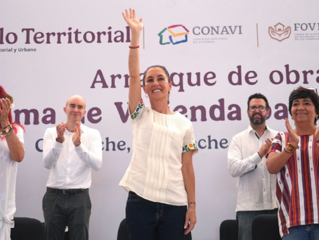 "México no es piñata de nadie", advierte Claudia Sheinbaum en Campeche