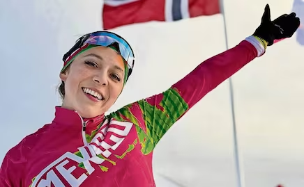 Regina Martínez marca historia en esquí olímpico