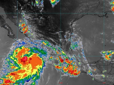 Alerta máxima en Oaxaca por evolución de la depresión tropical Once-E a tormenta tropical Kristy