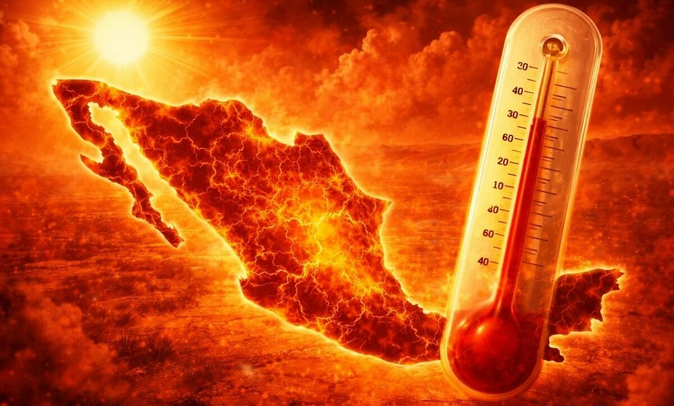 ¡México arde! Ola de calor golpeará con hasta 45 grados este domingo en más de 20 estados