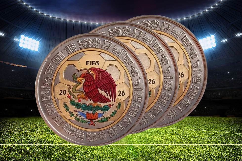 México se prepara para hacer historia: lanzarán monedas de oro, plata y bimetálicas por el Mundial 2026