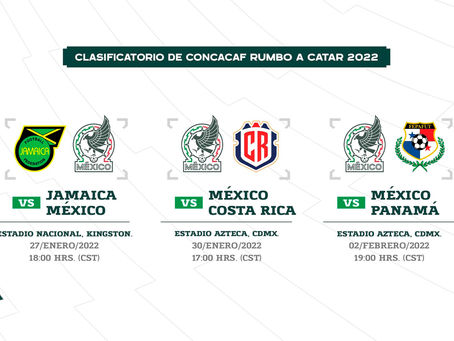 La FMF informa que ha sido notificada por Concacaf sobre los partidos de la Clasificatoria